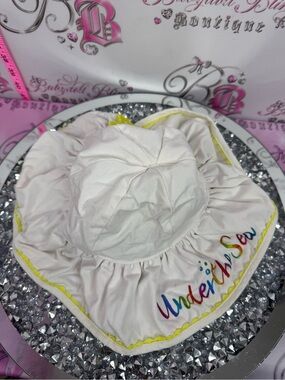 Disney hat Ariel under the sea reversible White Kids Sun Hat